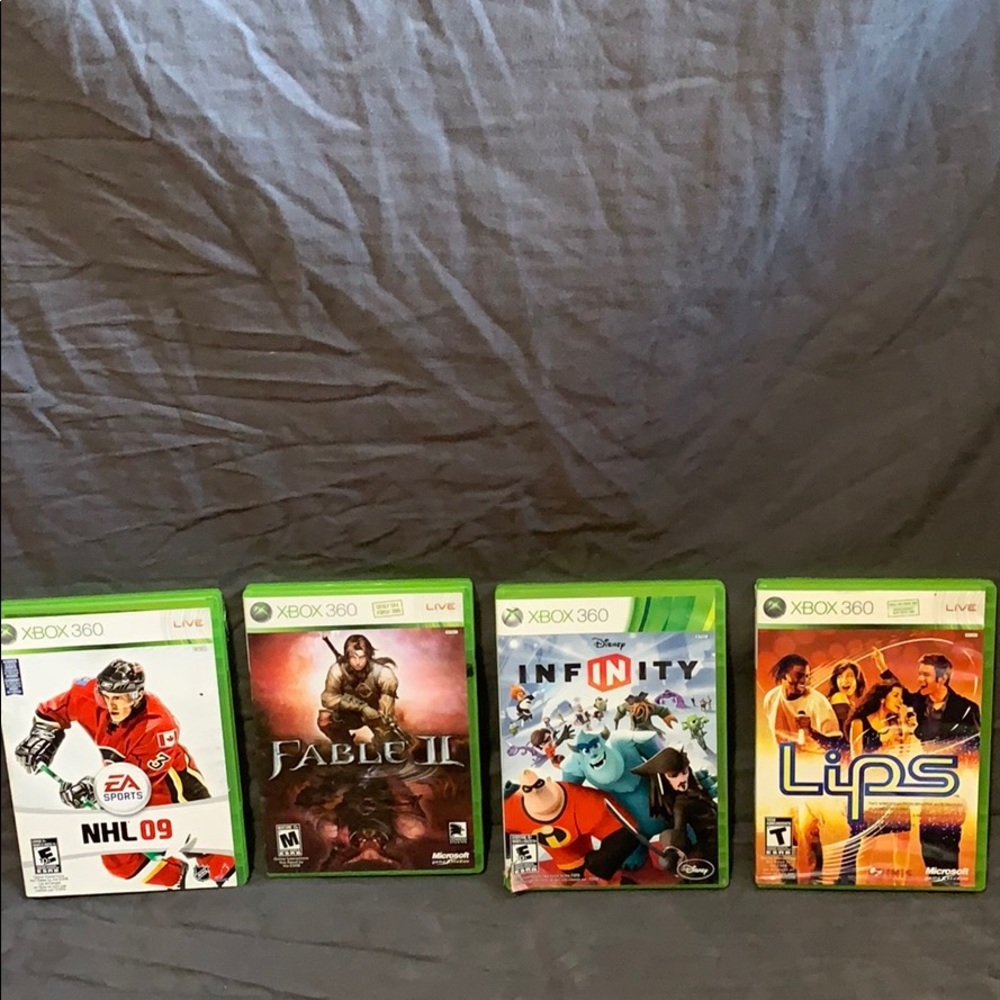 Lot of Xbox 360 games in fair condition